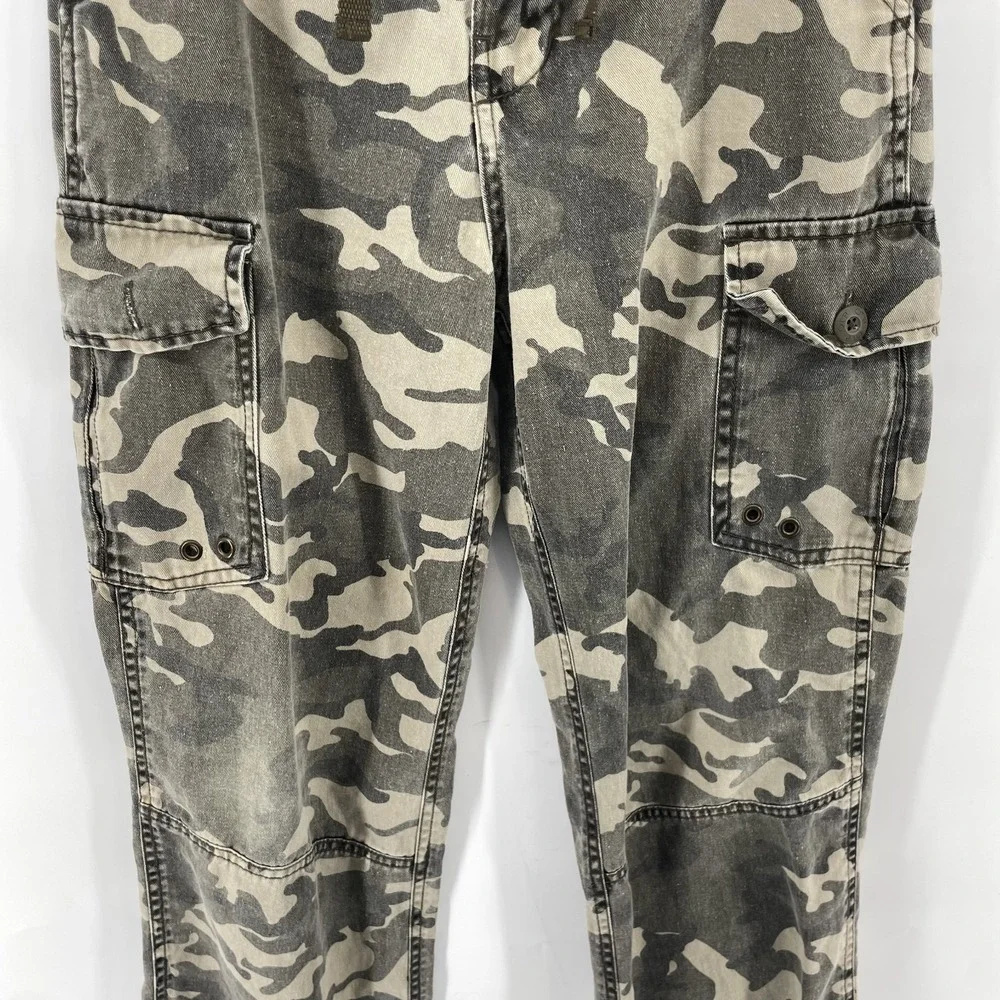 Vtg One Tuff Brand OTB Camo Cargo Pants Boys Youth 12 Hunting Grunge 24